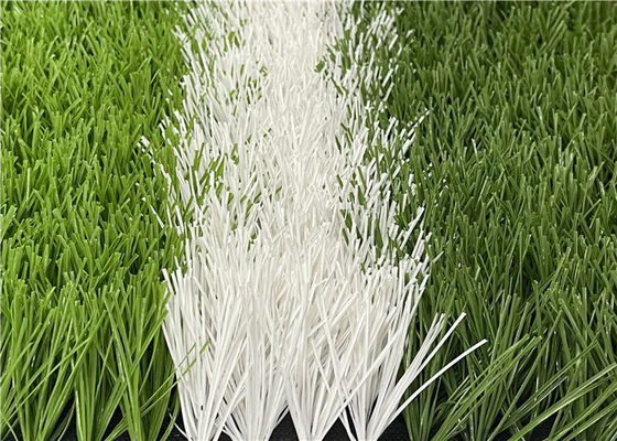 60mm Soccer Stadium Sport Artificial Grass Shape C 7000 dtex